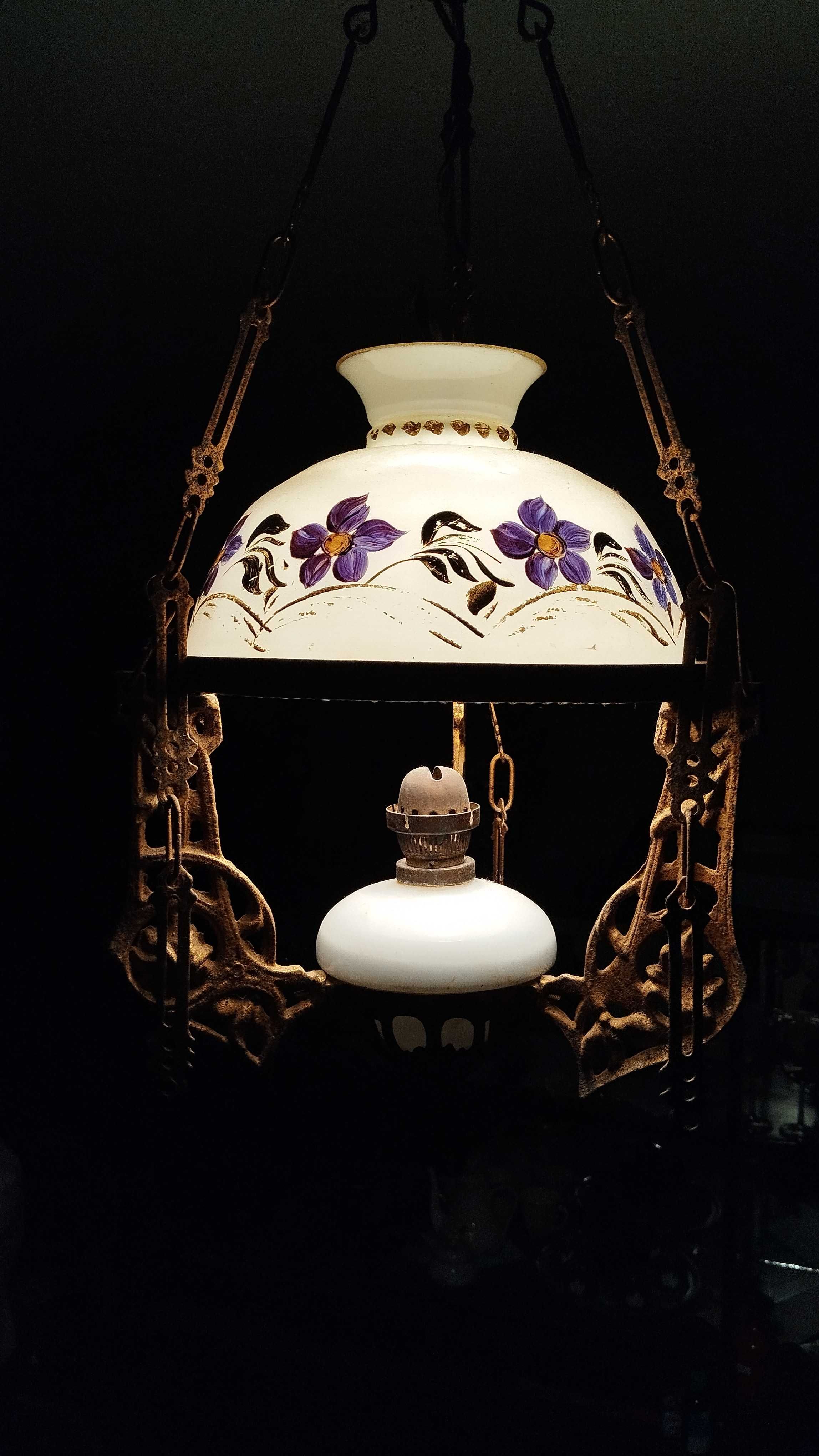 Lustra candelabru vintage antic