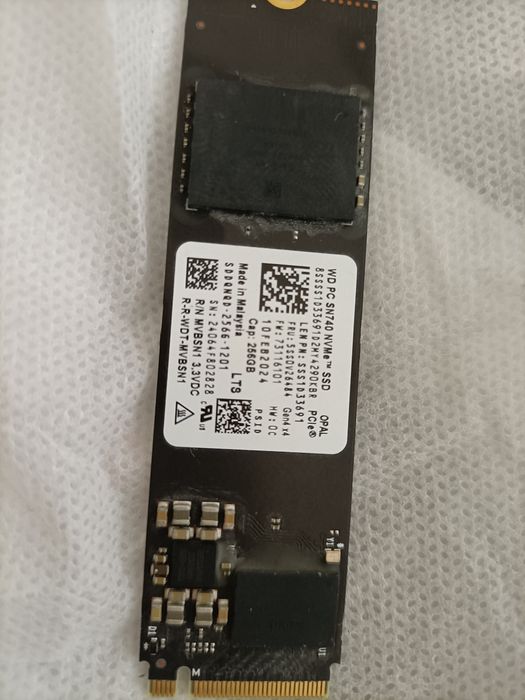 vand ssd m2 nvme 256gb second hand 99%+ viata 30 zile de functionare