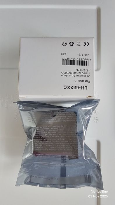 Tonere imprimantă, set de 2, compatibile 652 XL - Noi, Sigilate