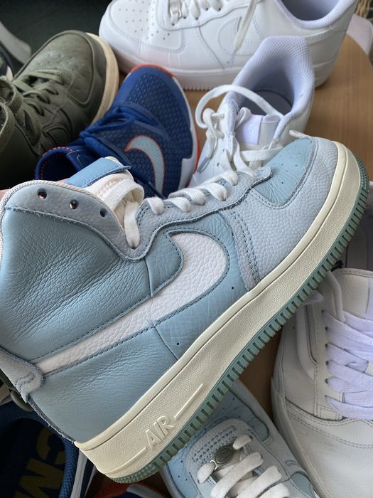 Ghete Nike  Air Bleo cu alb