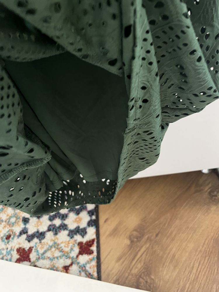 Rochie verde marimea S (merge si la gravide)