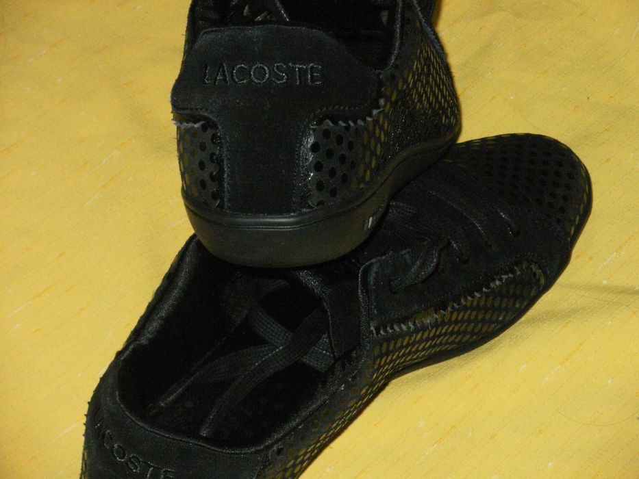 LACOSTE оригинални дамски кецове естествена кожа 37