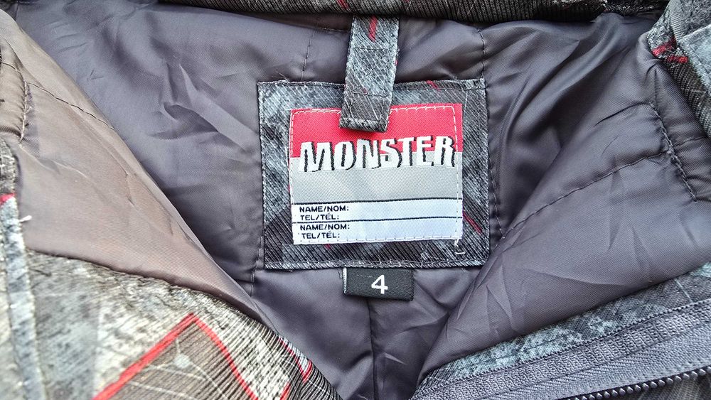 Детски ски гащеризон - панталон Monster 4 години НОВ