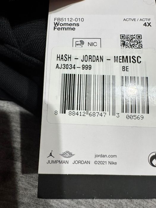 Nou cu etichetă Hanorac Jordan marimea 46 Oversized