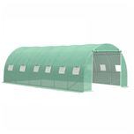 Solar de grădină 6x3x2.2m, polietilenă 240 g/m2, UV+, țeavă 26 * 1.2mm