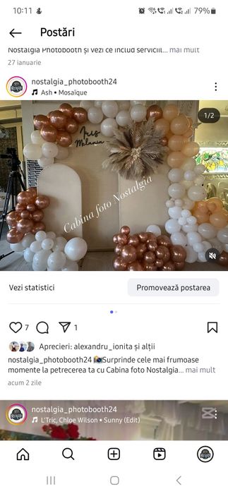 Arcade de baloane pentru petreceri/ majorat/ nunta/ botez