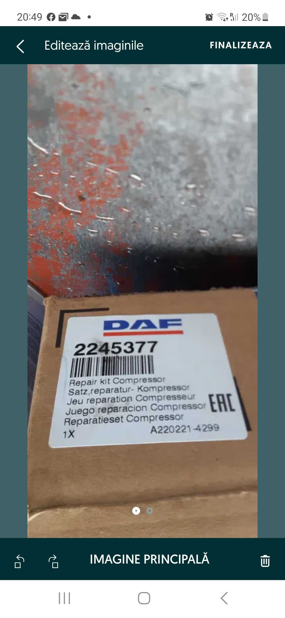 Chit reparație compresor Daf 106