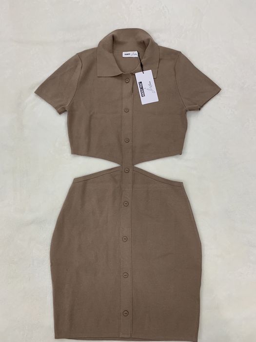 Ефектна рокля фино плетиво