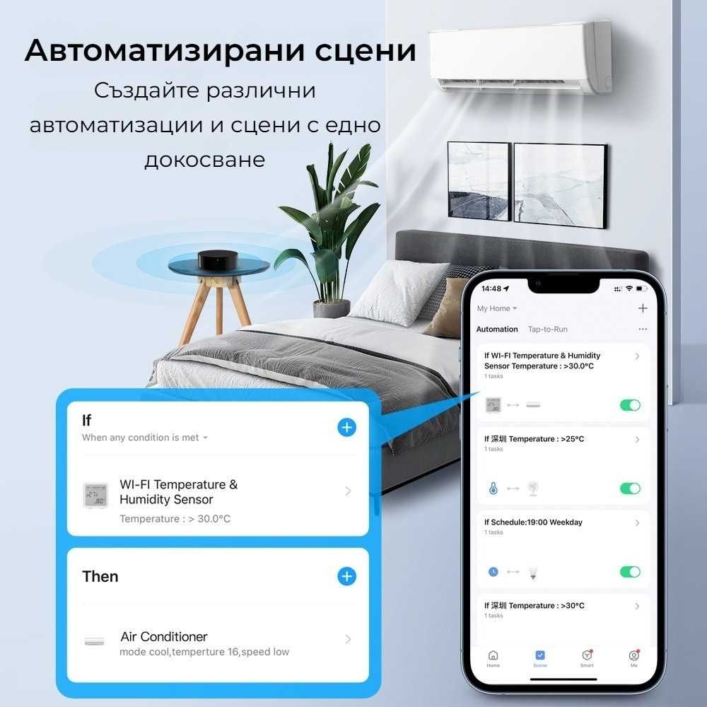 AVATTO S16 Pro WiFi IR+RF универсално дистанционно
