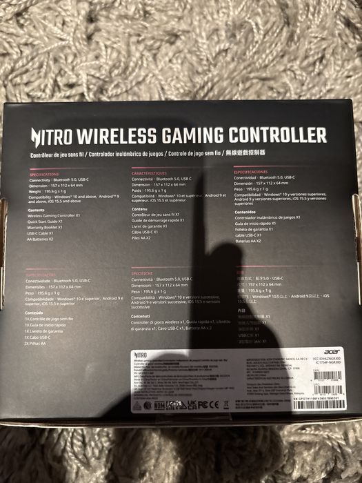 Nitro wireless gaming controler