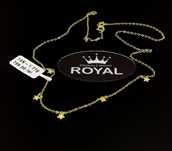Bijuteria Royal lant din aur 14k 1.71 gr