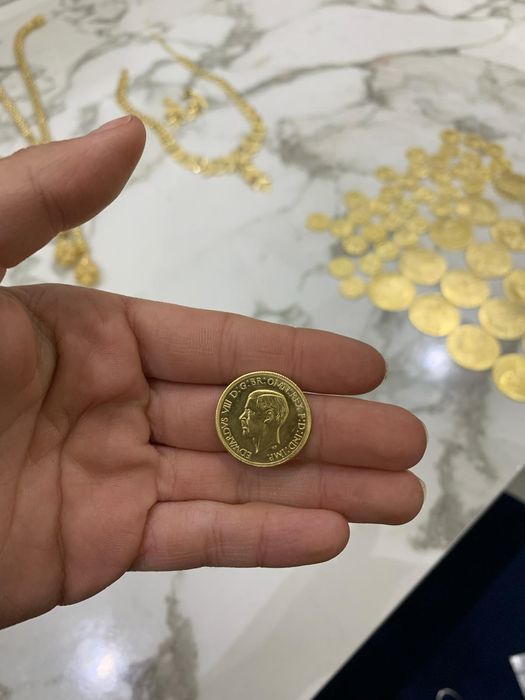 Vând monede placate cu aur de 24k