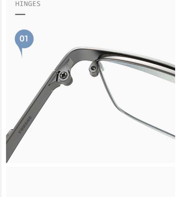 Новые качественные мужские деловые очки YOOSKE чтения +1.5, +2.0, +2.5