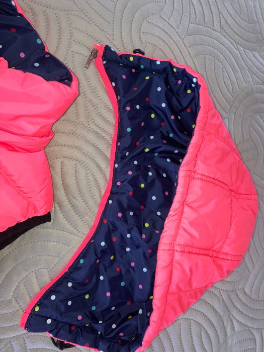 Детска двулицева грейка, яке за момиче