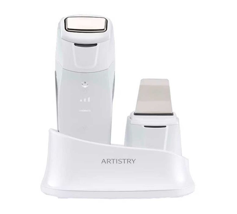 Dispozitiv Dermasonic, ARTISTRY, Alb, cu ultrasunete, 30 000 Hz