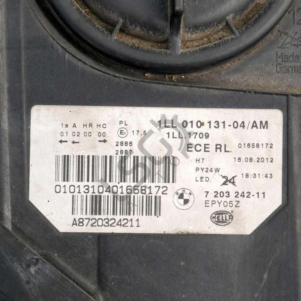 Десен фар BMW 5 Series (F10, F11) ID:146384