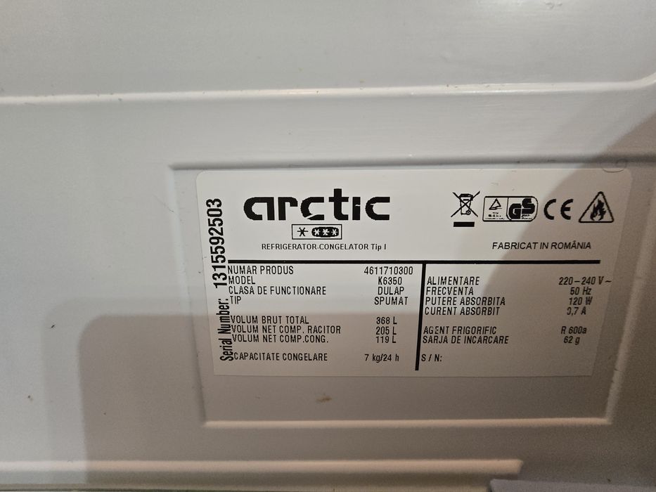 Frigider doua uși Arctic