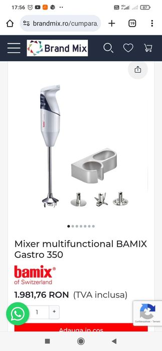 Mixer multifuncțional BAMIX