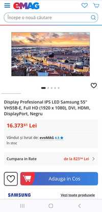 Display samsung VH55B-E