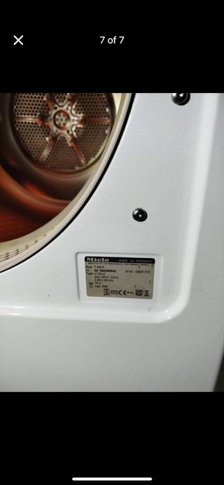 Въздуховодна сушилня Miele