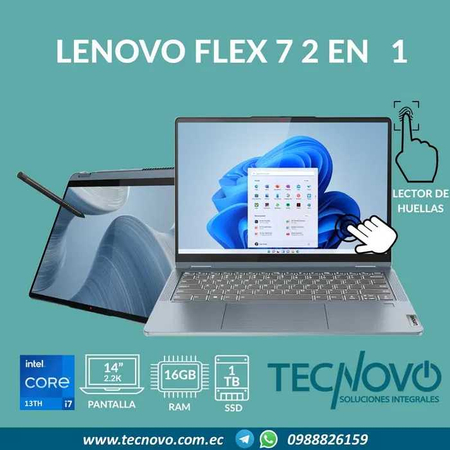 Lenovo Flex 7 Сенсорный Core i7-1355U озу16гб хард 1T ssd