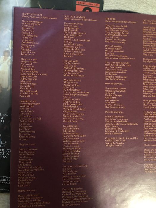 Abba Super Trouper vinil-ablum
