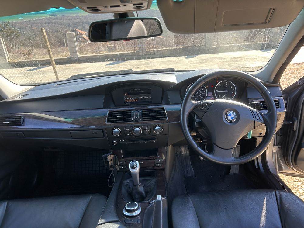 БМВ Е60 2.0д 177 ръчка на части BMW E60Lci