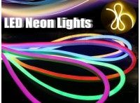 разный гибкий LED неон светящийся шнур-провод и свето-диодные ленты +