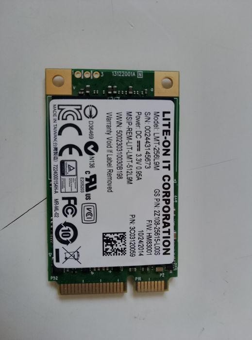 M-SATA 256GB lite-on
