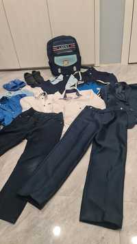 Продам 1 пакет д/мальчика: школьная одежда,олимпийка,портфель и обуви
