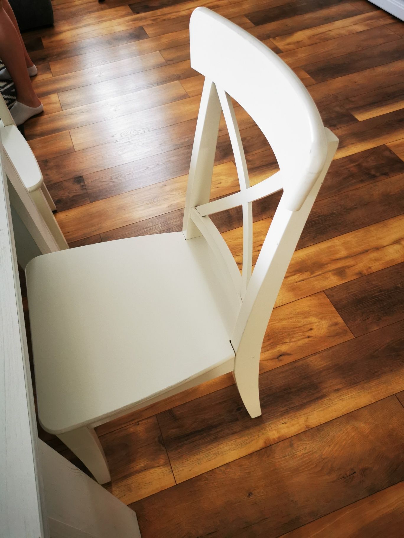 Masa extensibilă Naturlich+8 scaune Ikea