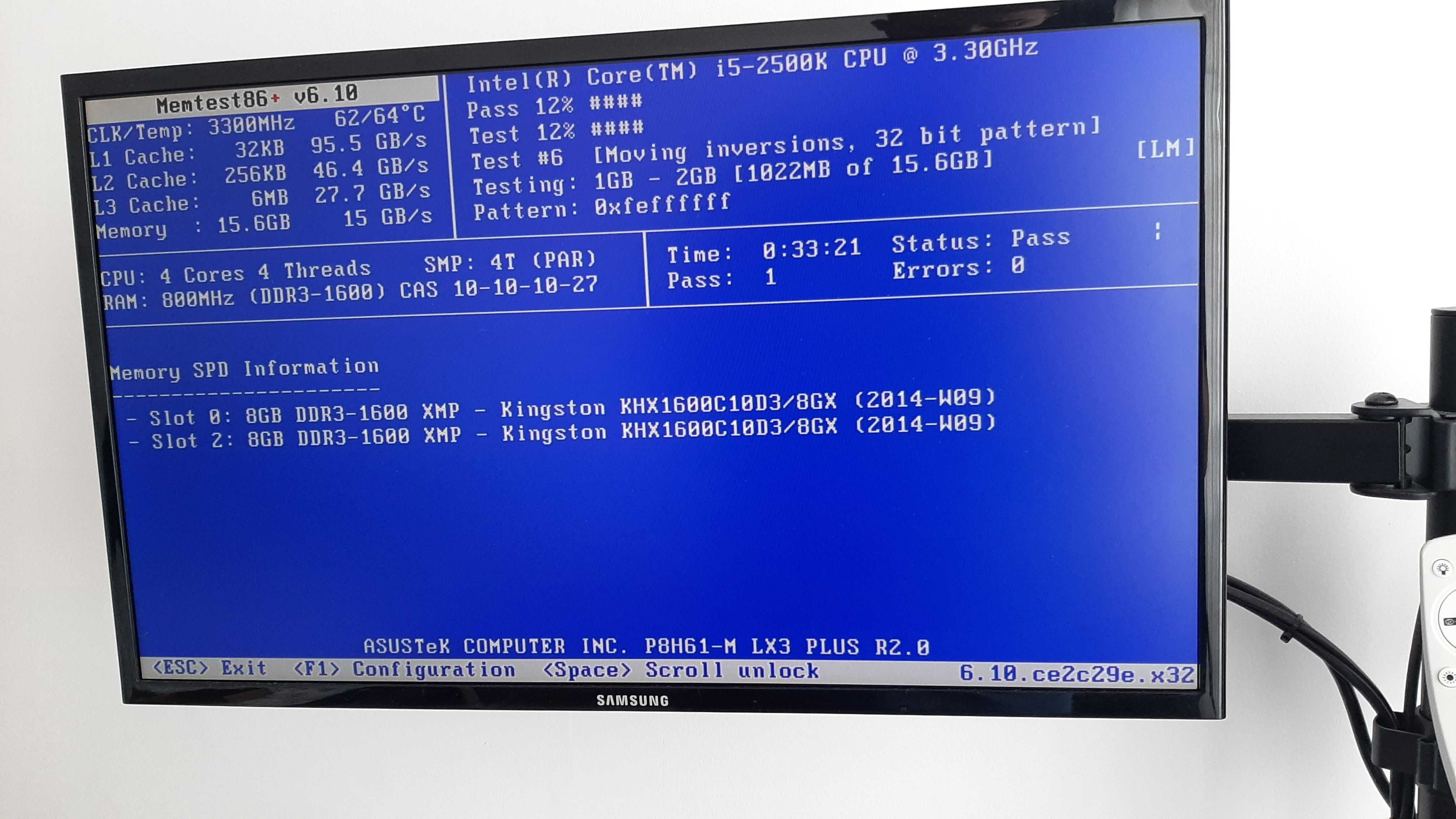 Kit memorii RAM PC 16Gb DDR3 1600Mhz(2x8Gb) Kingston HyperX Blu