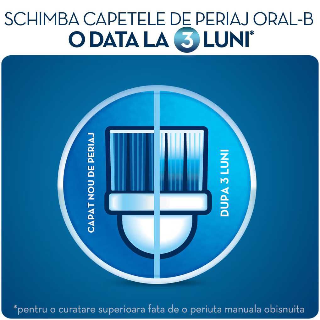 Periuta de dinti electrica Oral-B PRO 500 Cross Action, 3D, NOU