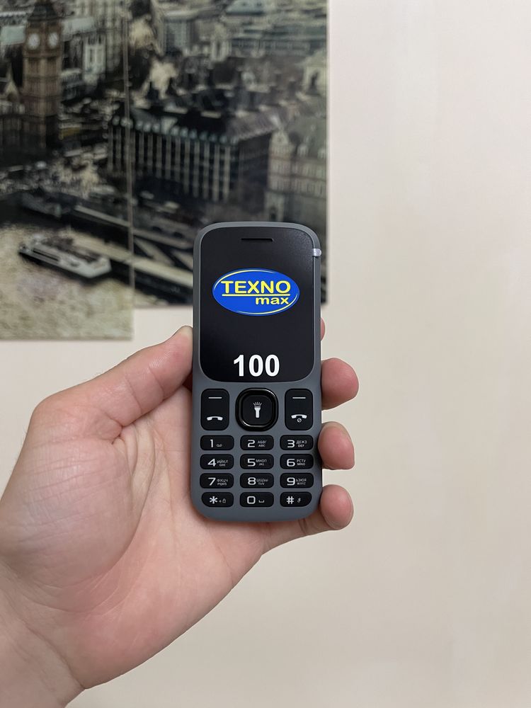 Texno Max 100 — oddiy tugmali telefon (kamerasiz) NOKIA