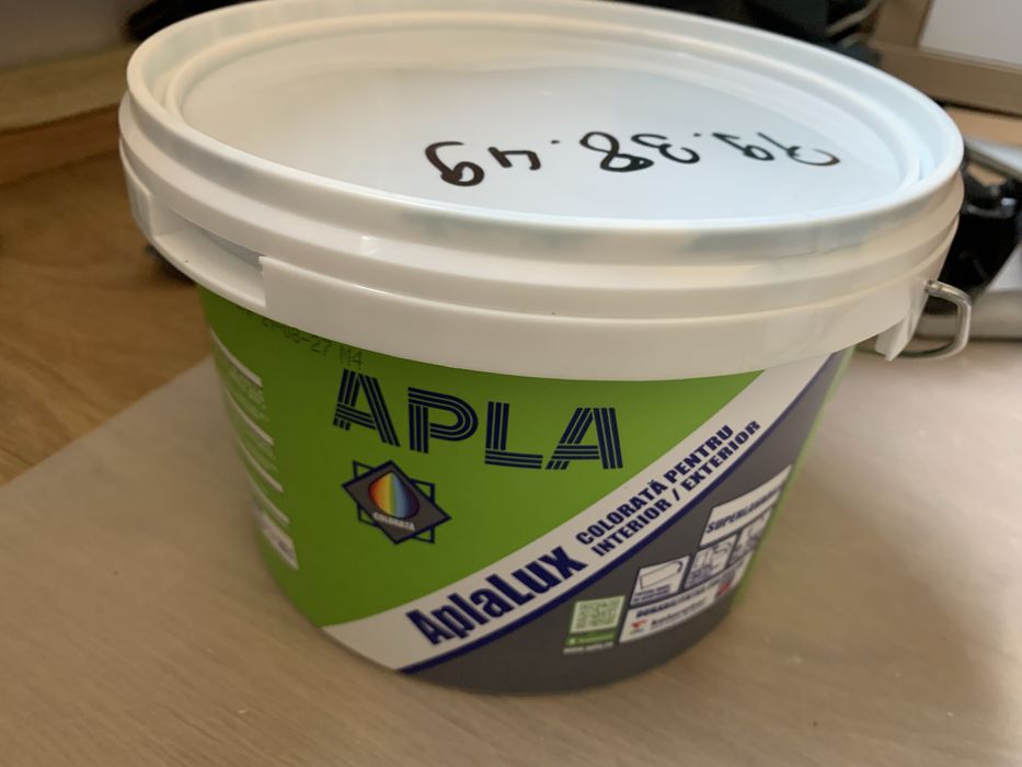 Vopsea  albastru turquaz Aplalux interior