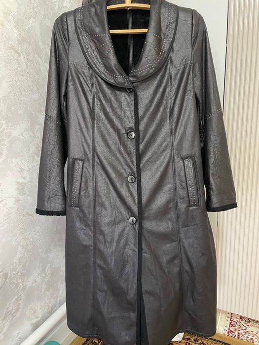 Кожаные   пальто