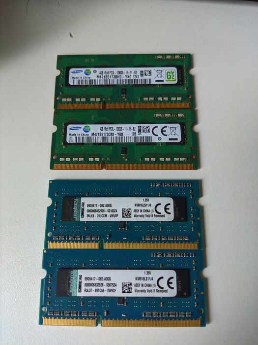 8GB DDR3 RAM памет кит за лаптоп SODIMM