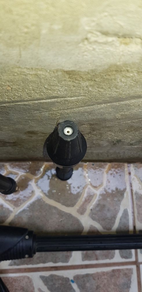 Pistol cu furtun si 2 lanci una rotativa cu ceramica si  jet evantai