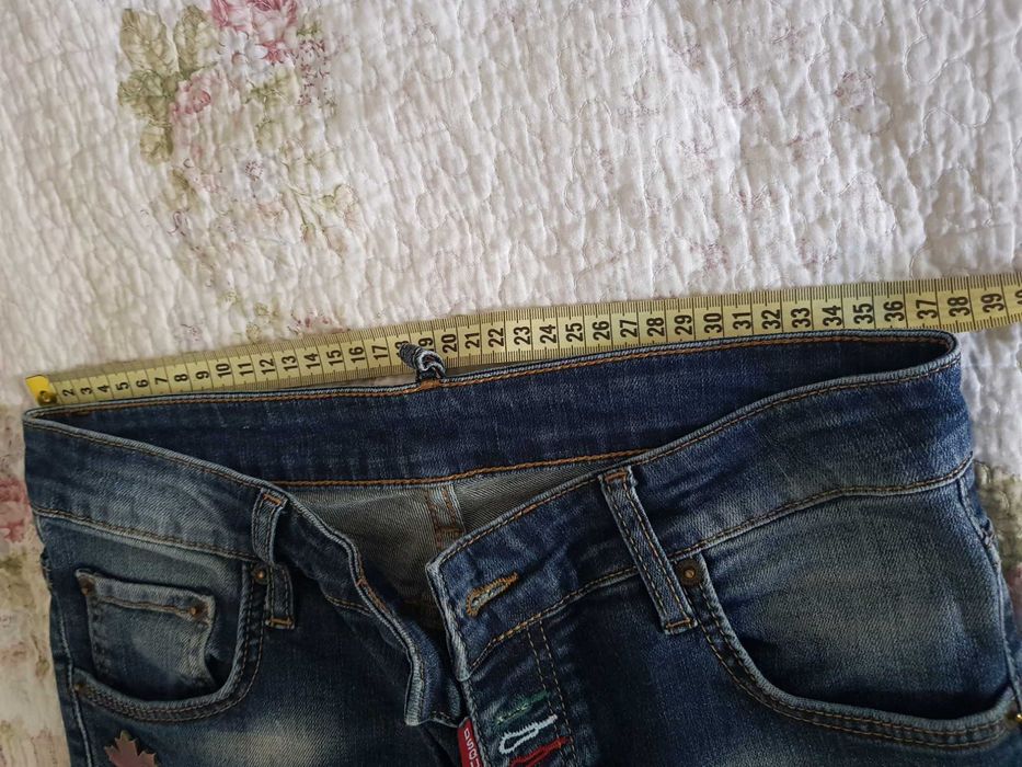 Дънки спортно елегантни.Без забележки.р-р 27