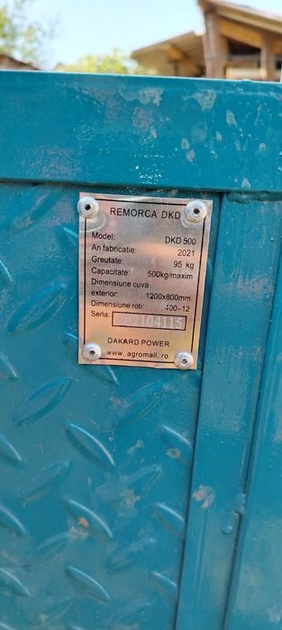 Motocultor 15cp și remorca