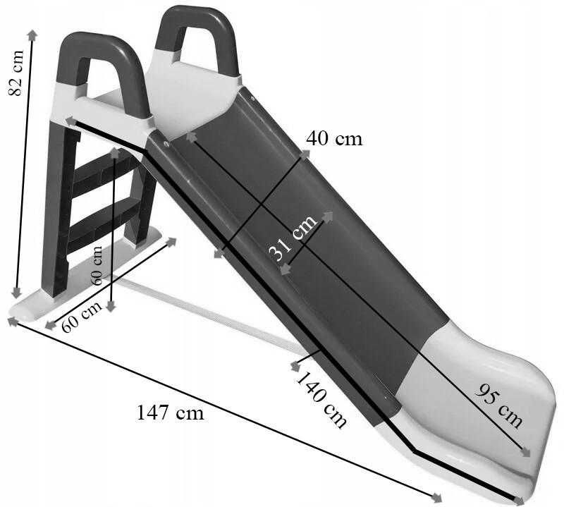 Tobogan pentru copii Doloni 140 cm