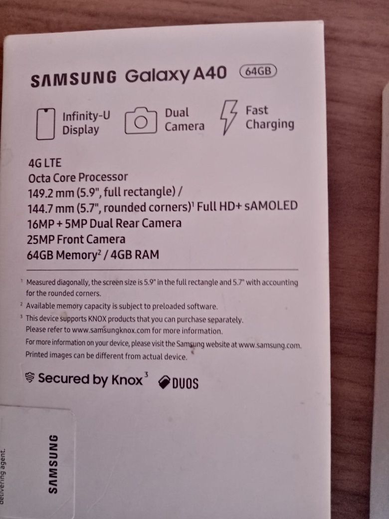 Samsung galaxy a 40