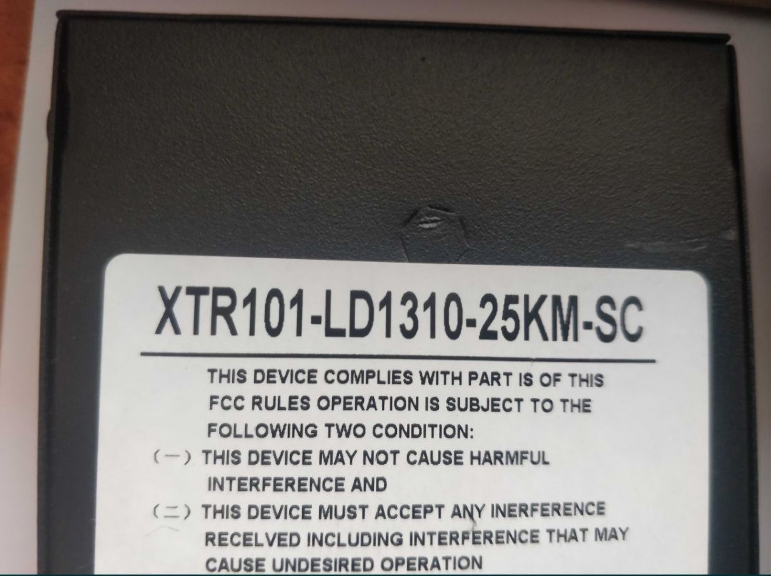 Media Convertor Fibra Optica 155Mbps XTR101-Tx1310/ Rx1550nm-25KM WDM
