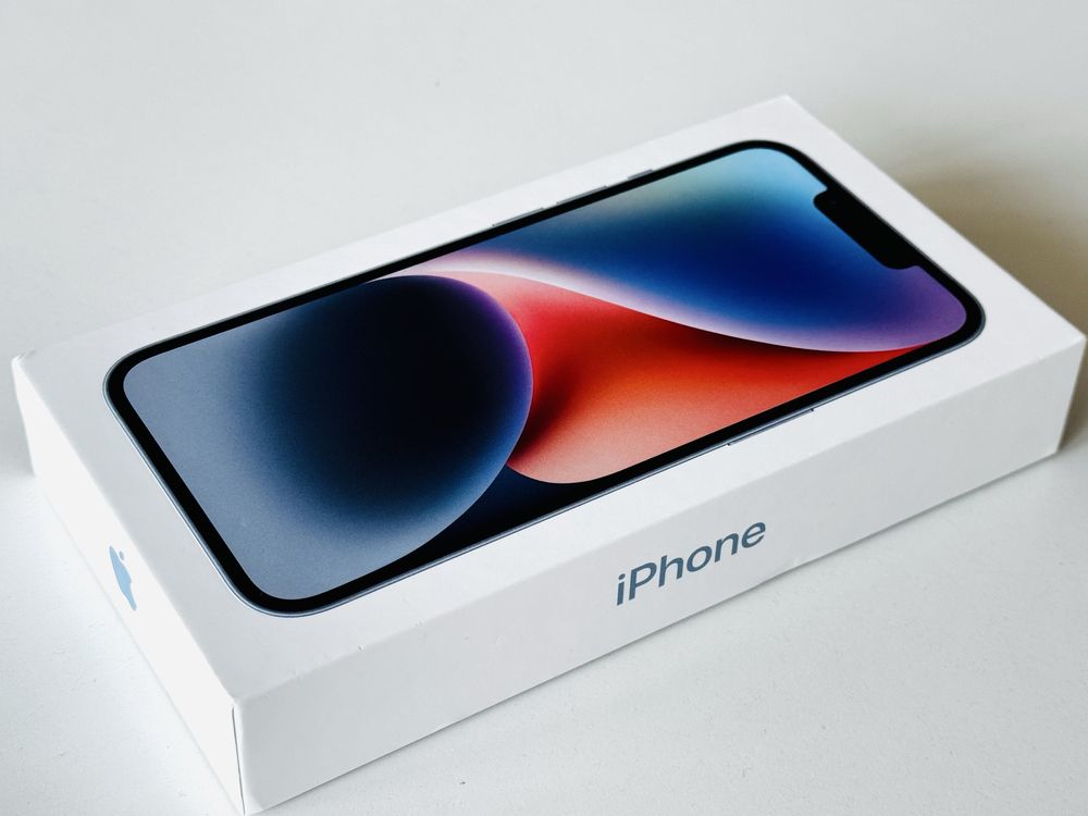 НОВ! Iphone 14 128GB Blue Гаранция 6 месеца