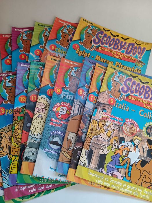 Benzi desenate Scooby doo, Dezleagă mistere lumii, numere 1-40
