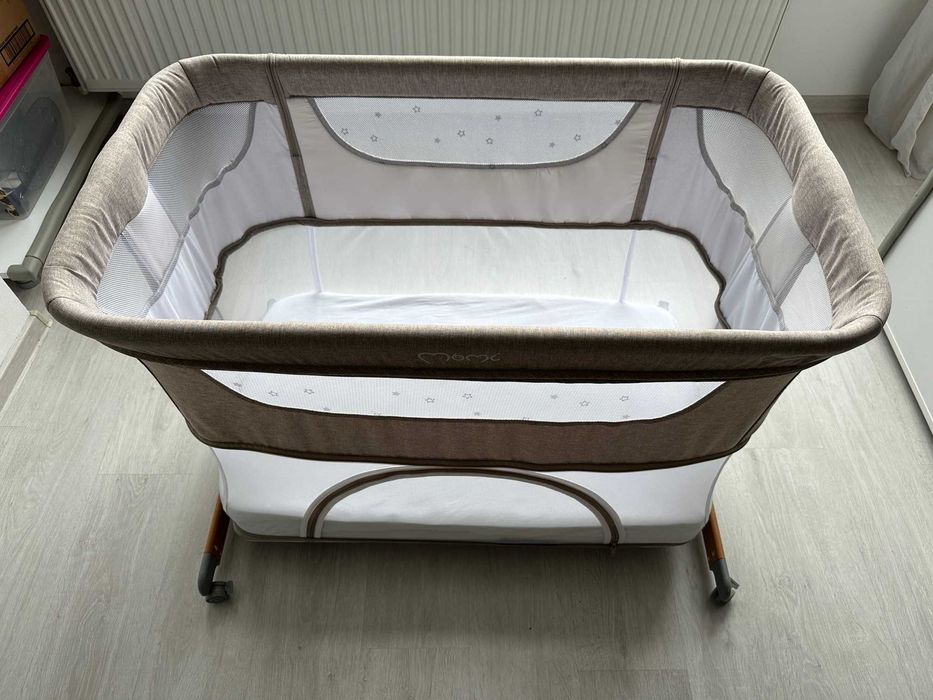 Ptatut co-sleeper 4 in 1 Smart Bed, Beige, MoMi