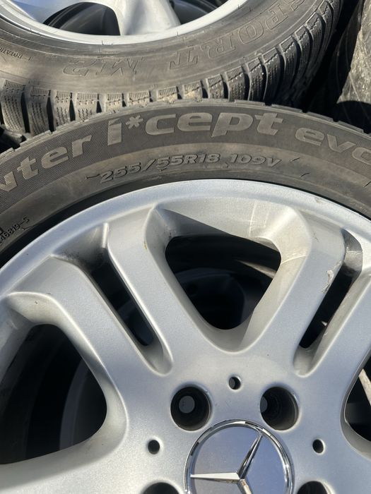 Джанти с зимни гуми за мерцедес 18/19