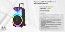 Преносима Bluetooth светеща караоке тонколона