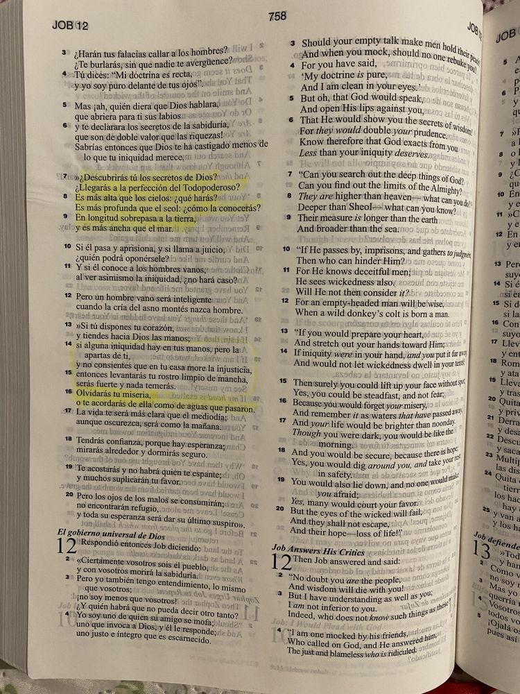 Biblie bilingvă engleza spaniola