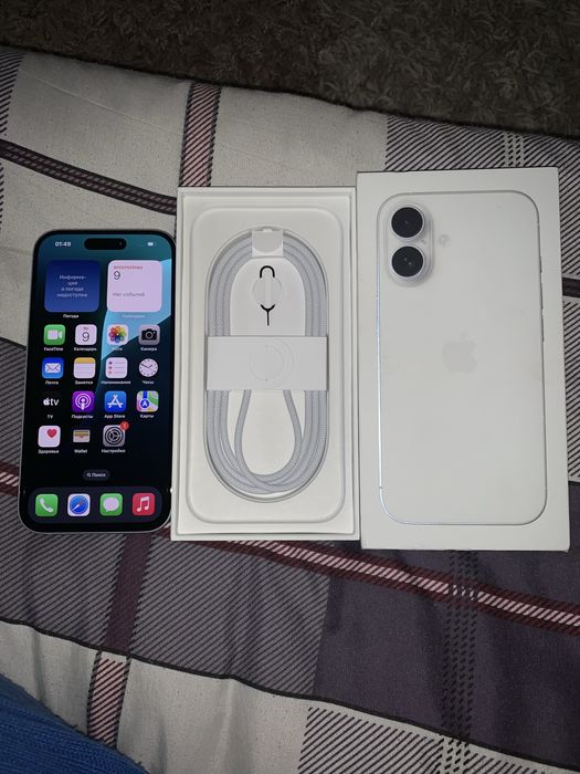 iPhone 16 новый на гарантии 256 гб